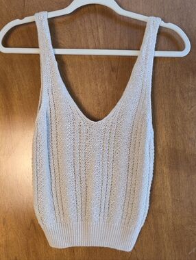 Castro Cream Knit Sweater Cotton Small